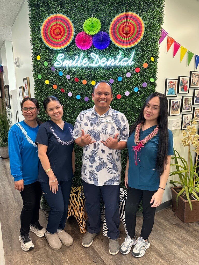 The Smile Dental Center team at the practice