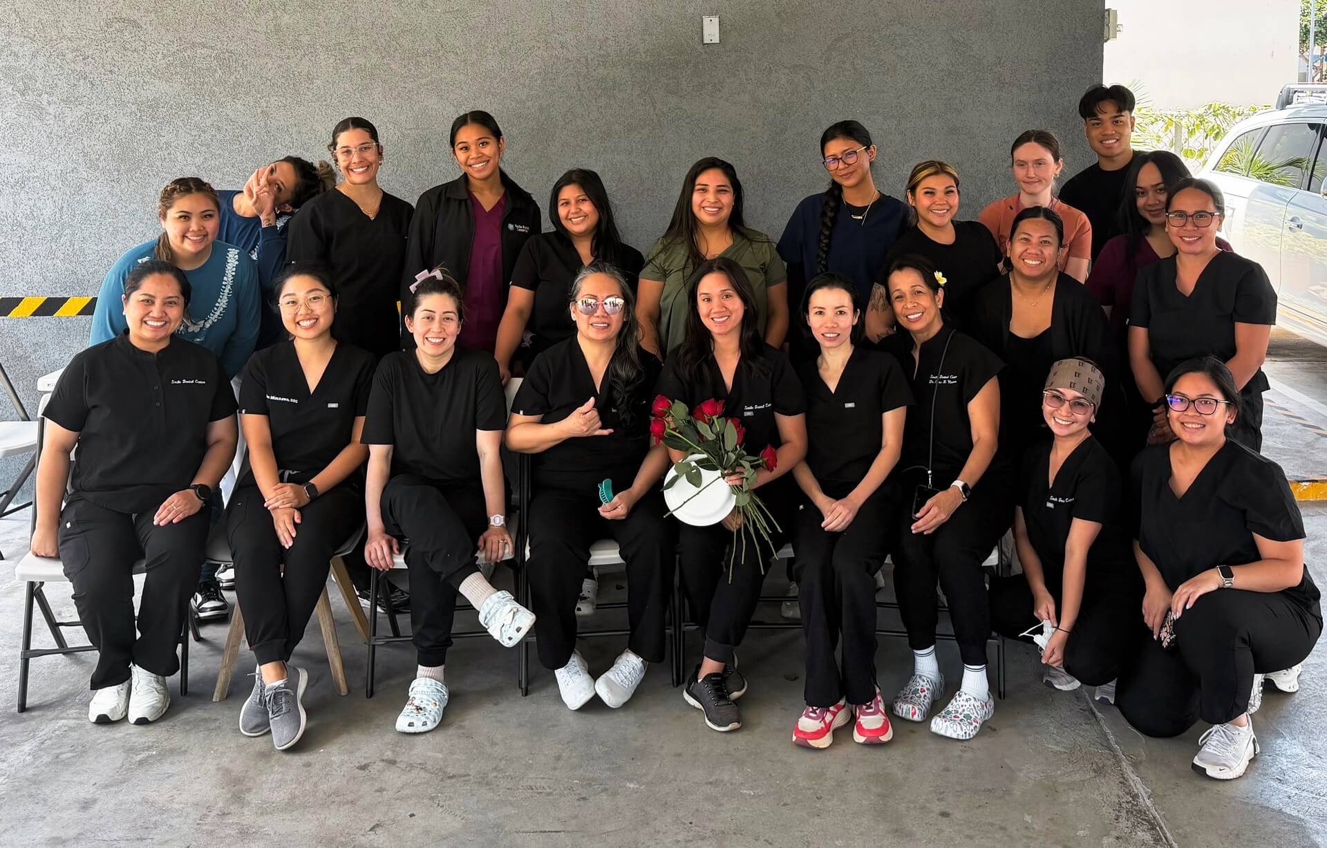 The Smile Dental Center team together