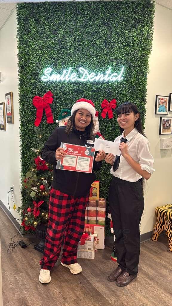 Smile Dental Center team holiday recognition