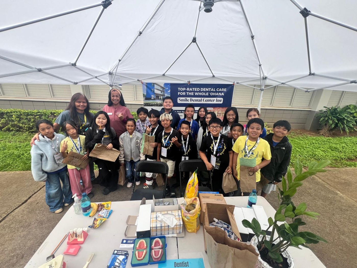 Our team out in the Waipahu community