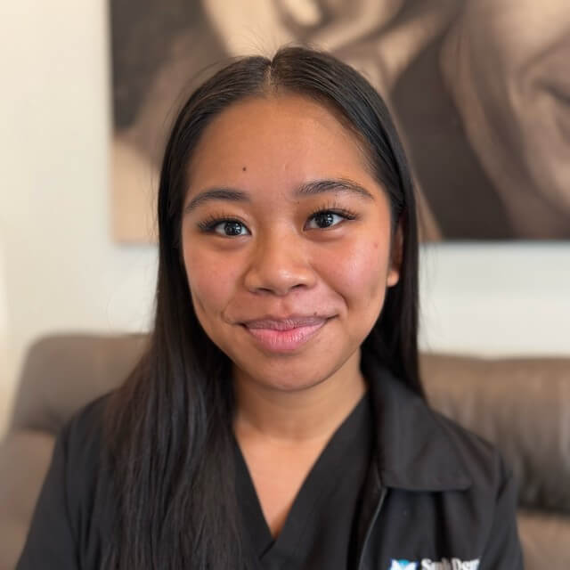 Glorrean, treatment coordinator, at the practice in Waipahu